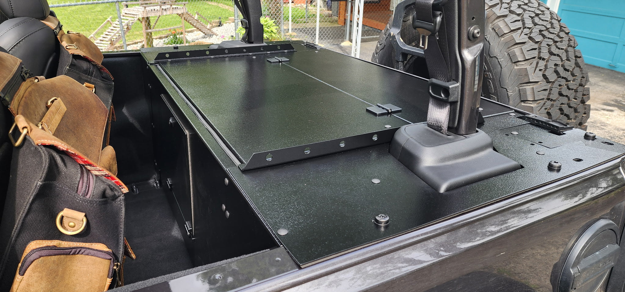 Jeep Wrangler JL 2 Door Cargo Area Enclosure Diabolical Inc