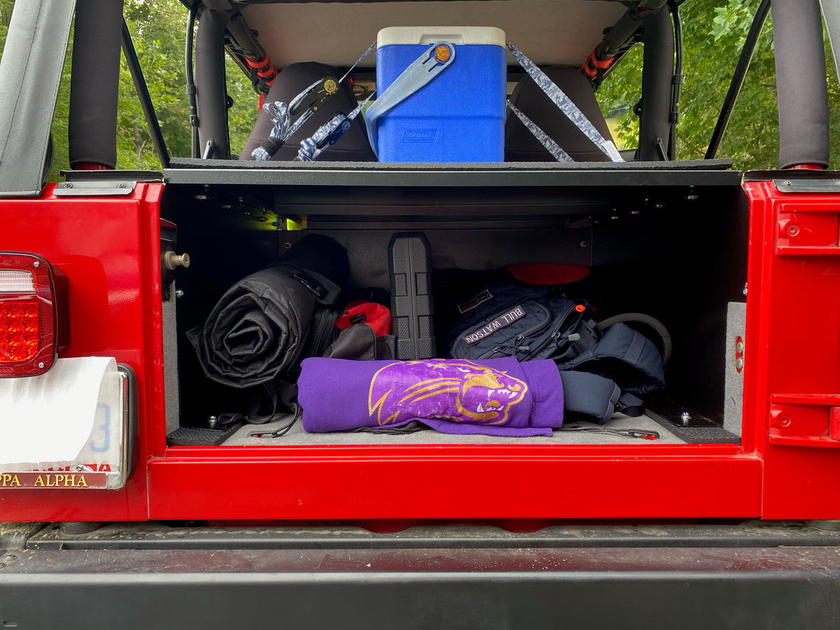 Jeep Wrangler TJ Cargo Security Enclosure - Diabolical Inc