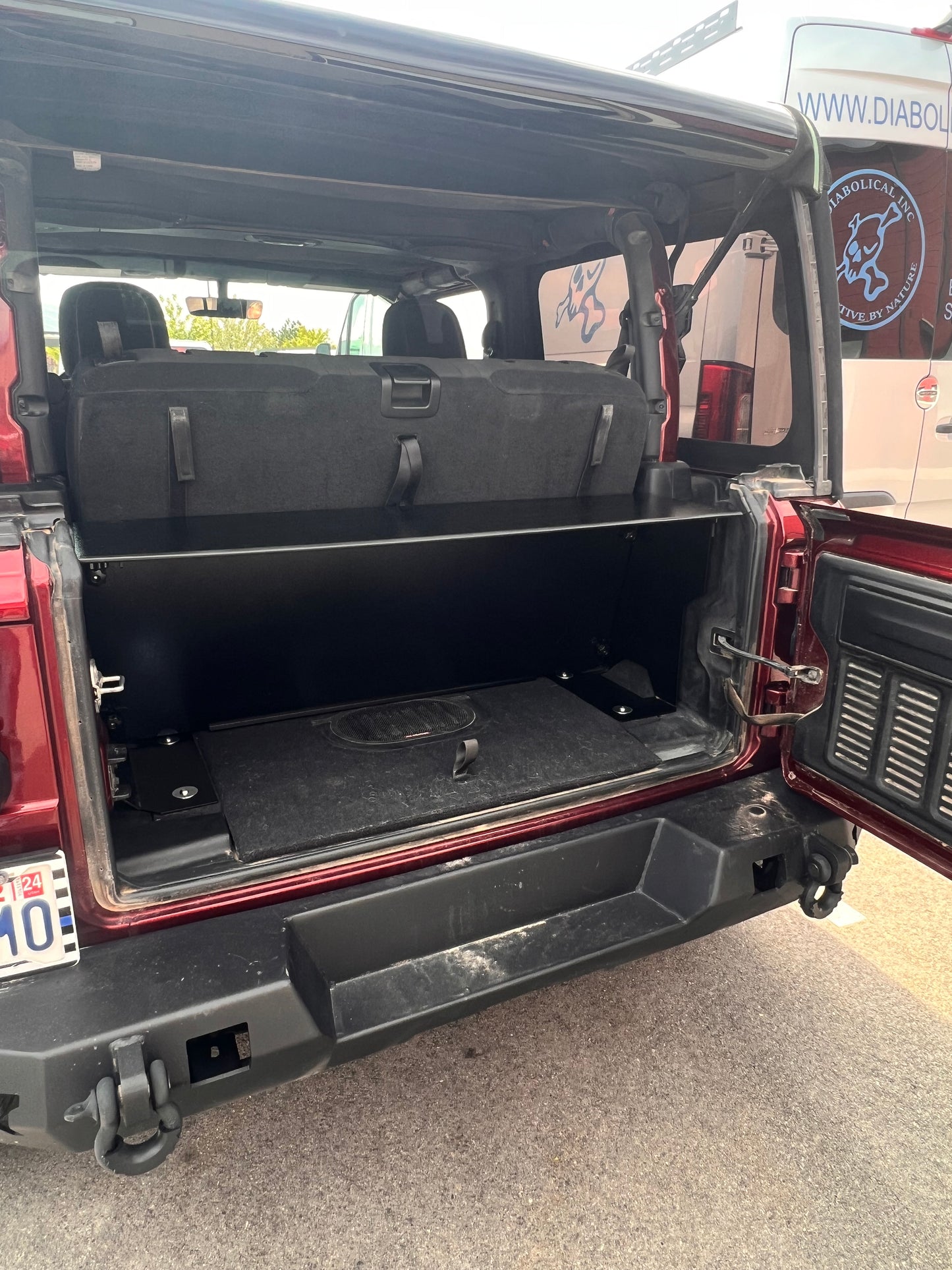 Jeep Wrangler JL 2 Door Cargo Security Enclosure – Diabolical Inc