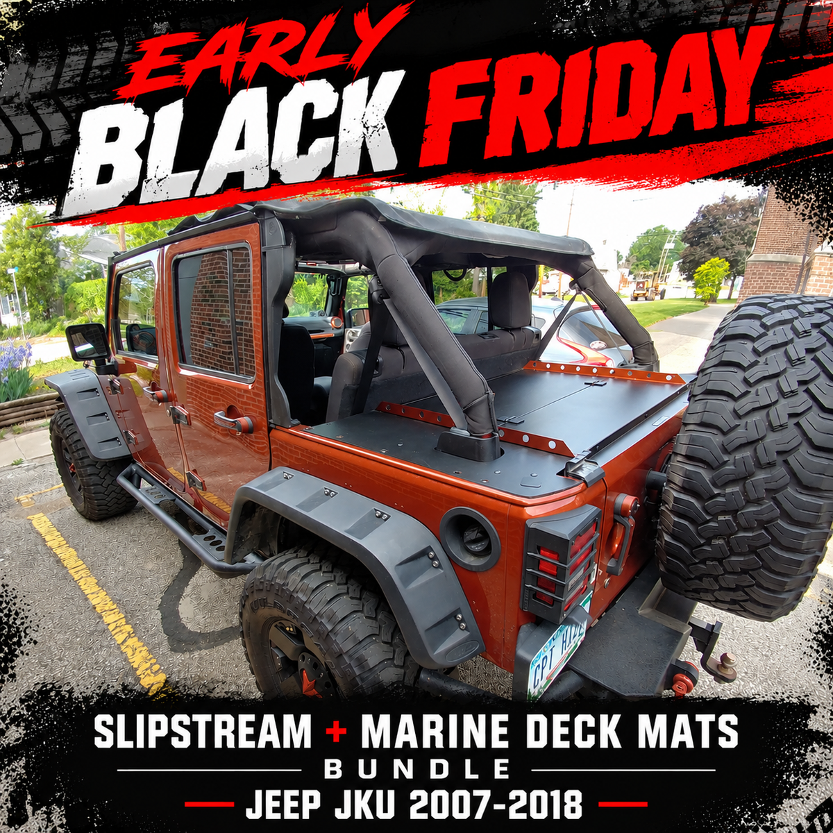Jeep JKU Slipstream + Marine Deck Mats