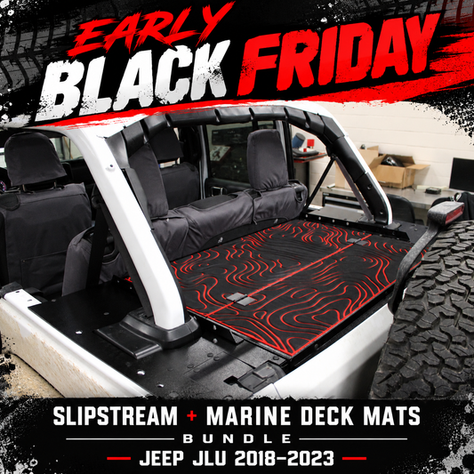 Jeep JLU Slipstream + Marine Deck Mats (2018–2023)