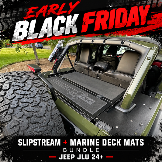 Jeep JLU Slipstream + Marine Deck Mats (2024–PRESENT)